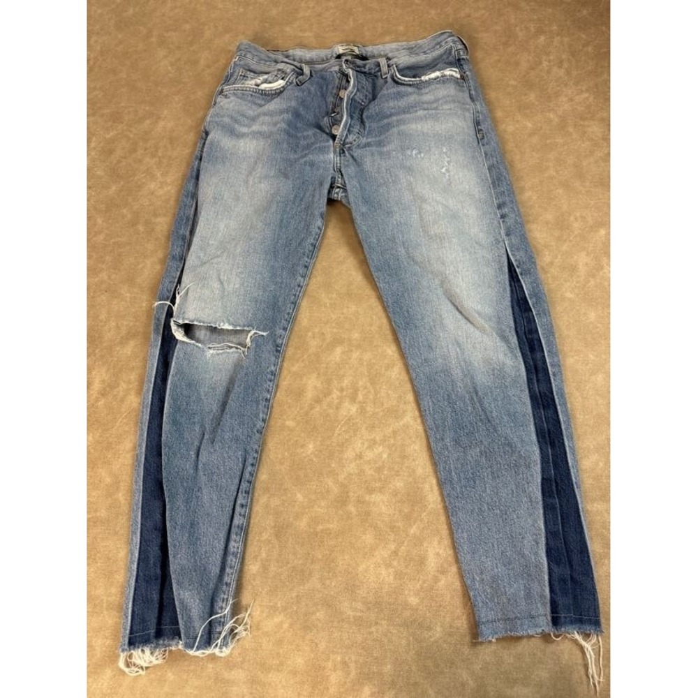 Citizens of Humanity Womens Liya High Rise Classic Crop USA Made‎ Blue Jeans 29